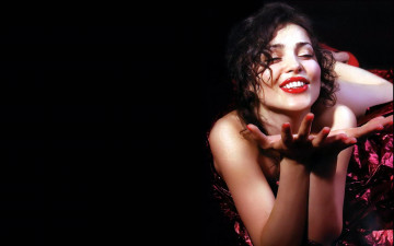 обоя музыка, сати казанова, певица, шатенка, лицо, жест