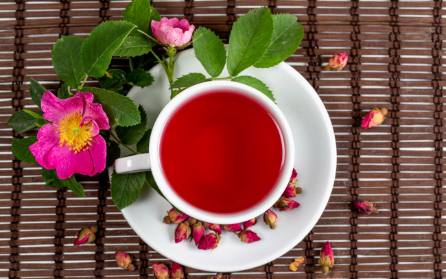 Обои картинки фото еда, напитки, шиповник, напиток