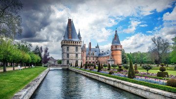 Картинка chateau+de+maintenon города замки+франции chateau de maintenon