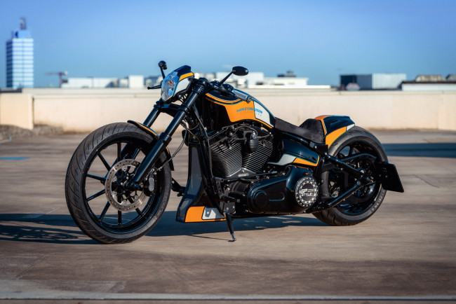 Обои картинки фото мотоциклы, harley-davidson, кастомизированный, тюнингованый, мотоцикл, крутой, байк, железный, конь, который, даёт, свободу, ветер, в, лицо, и, волосы, по, ветру