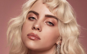 обоя музыка, billie eilish, портрет
