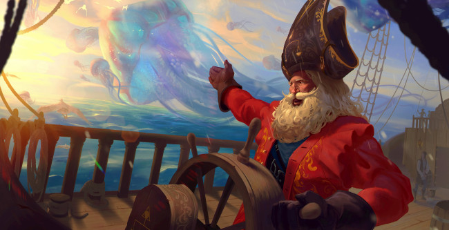 Обои картинки фото фэнтези, люди, капитан