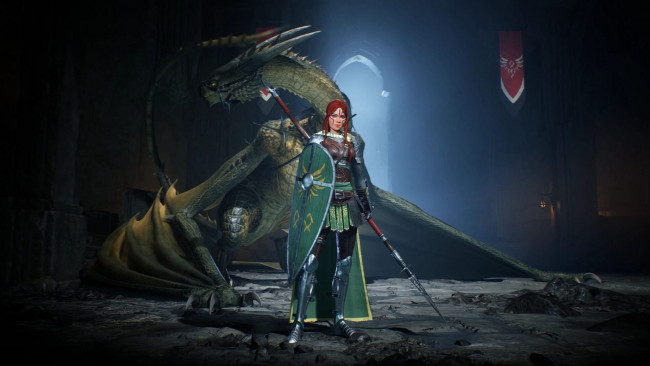 Обои картинки фото видео игры, century,  age of ashes, девушка, дракон