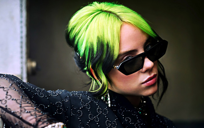 Обои картинки фото музыка, billie eilish, очки
