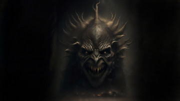 Картинка фэнтези демоны нейросети графика нейроарт ai art нейронные сети рисунки нейро искусство ужас