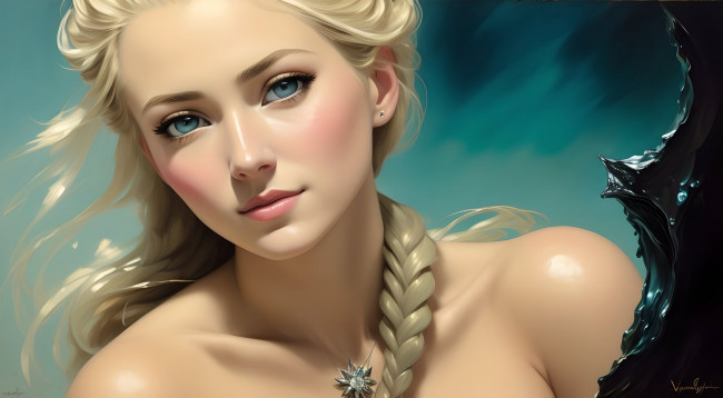 Обои картинки фото рисованное, люди, нейросети, графика, нейроарт, ai, art, нейронные, сети, рисунки, нейро, искусство, девушка