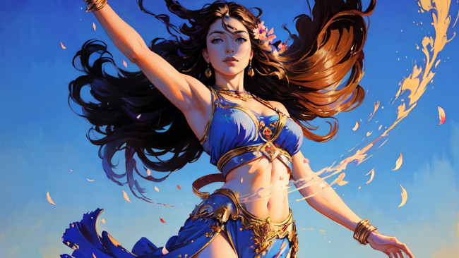 Обои картинки фото фэнтези, девушки, нейросети, графика, нейроарт, ai, art, нейронные, сети, рисунки, нейро, искусство