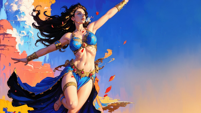 Обои картинки фото фэнтези, девушки, нейросети, графика, нейроарт, ai, art, нейронные, сети, рисунки, нейро, искусство