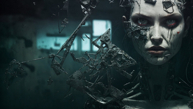 Обои картинки фото 3д графика, _science fiction, нейросети, графика, нейроарт, ai, art, нейронные, сети, рисунки, нейро, искусство