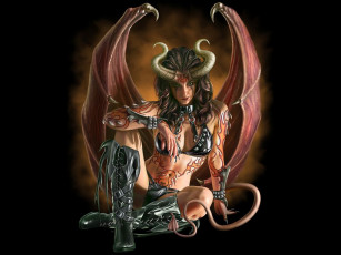 Картинка гарпия фэнтези демоны