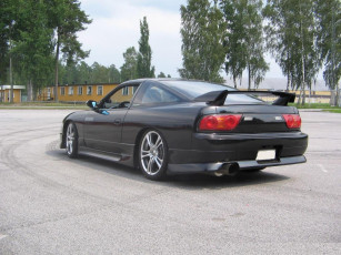 Картинка nissan 200sx s13 turbo автомобили datsun