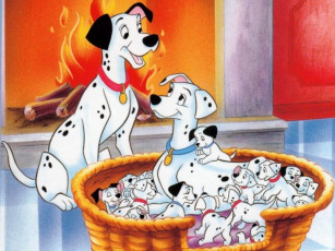 Картинка мультфильмы 101 dalmatians