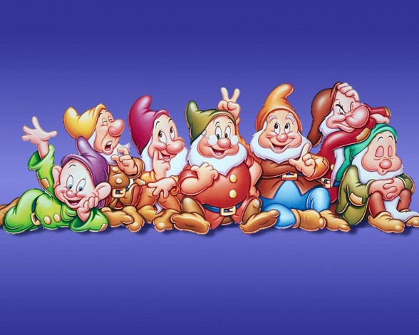 Обои картинки фото мультфильмы, snow, white, and, the, seven, dwarfs