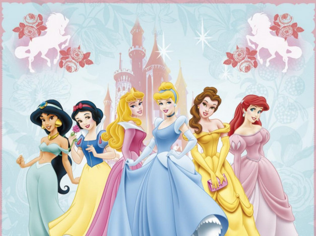 Обои картинки фото мультфильмы, disney`s, princess