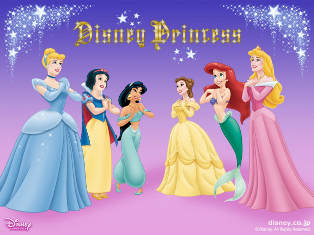 Обои картинки фото мультфильмы, disney`s, princess