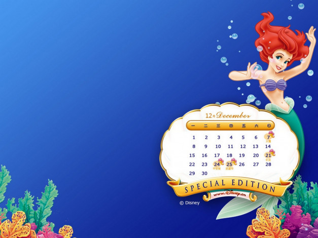 Обои картинки фото мультфильмы, the, little, mermaid