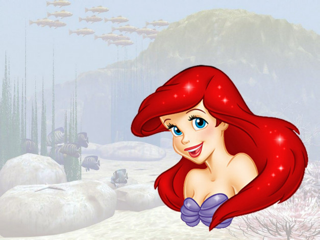 Обои картинки фото мультфильмы, the, little, mermaid