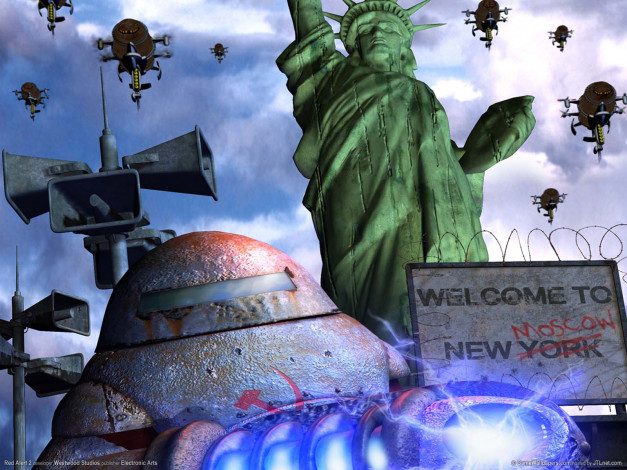 Обои картинки фото видео, игры, command, conquer, red, alert