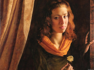 Картинка arsen kurbanov girl with small flower detail рисованные арсен курбанов