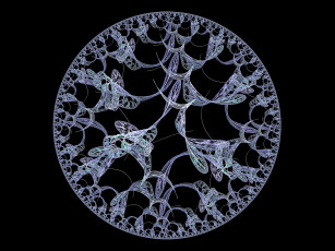 Картинка 3д графика fractal фракталы абстракция