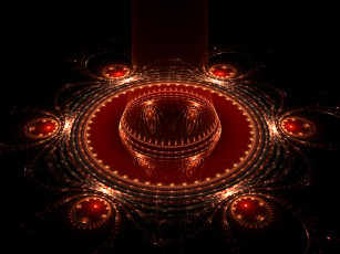 Картинка 3д графика fractal фракталы фрактал