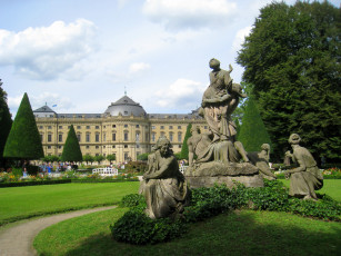 Картинка w& 252 rzburg residence germany города памятники скульптуры арт объекты бавария wuerzburg