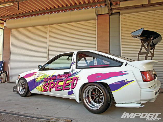 Обои картинки фото 1985, toyota, corolla, levin, gt, автомобили