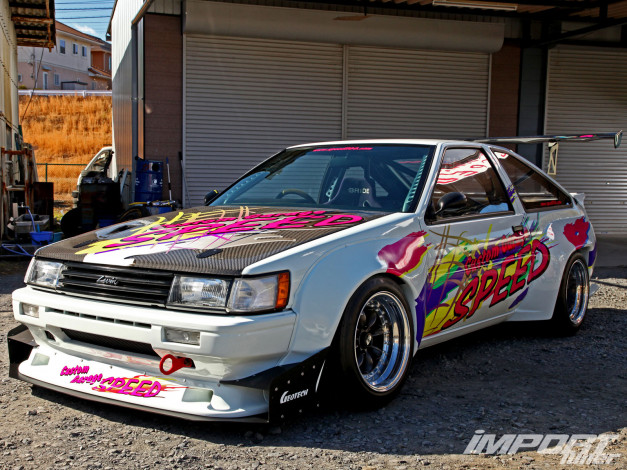 Обои картинки фото 1985, toyota, corolla, levin, gt, автомобили