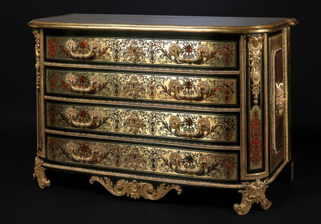 Обои картинки фото комод, xviii, века, интерьер, мебель, позолота, роспись, ящики