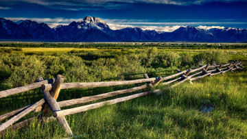 Картинка природа пейзажи забор