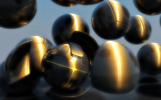 Обои картинки фото 3д, графика, другое, шары