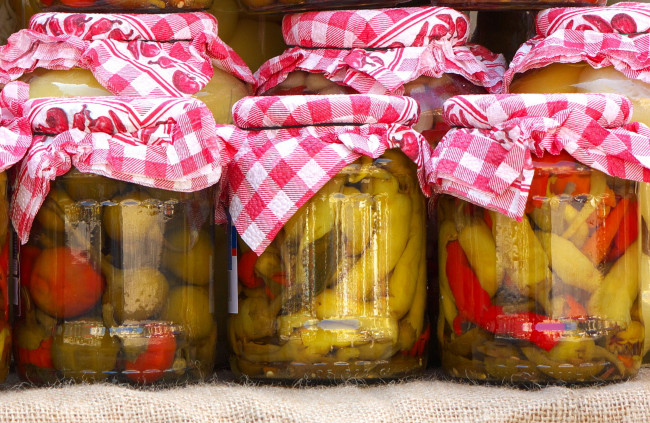 Обои картинки фото еда, овощи, домашняя, консервация