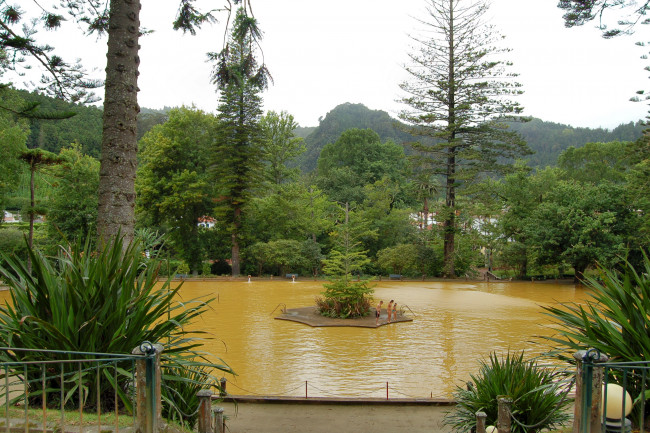 Обои картинки фото португалия, остров, сан, мигель, парк, природа, водоем