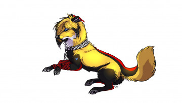 Картинка рисованные животные +собаки животное белый фон