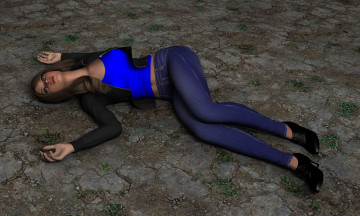 Картинка she-wolf 3д+графика фантазия+ fantasy девушка