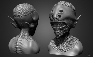 Картинка 3д+графика _science+fiction скульптуры