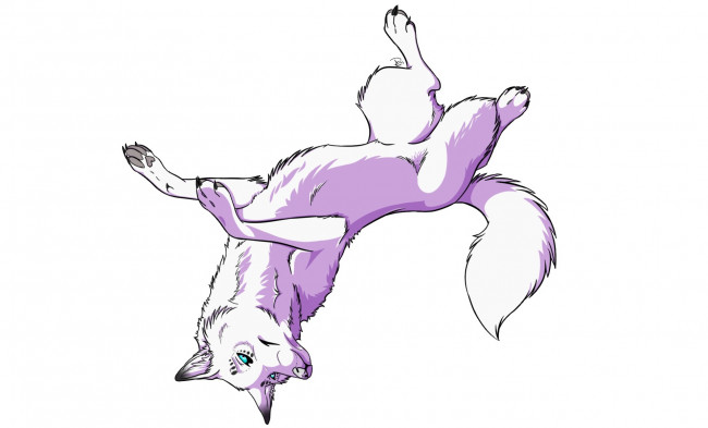 Обои картинки фото рисованные, животные,  собаки, животное, белый, фон