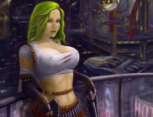 Картинка фэнтези девушки фон взгляд девушка