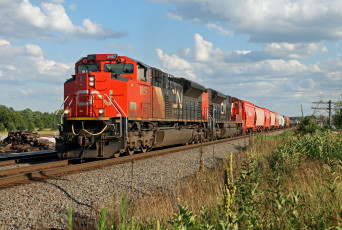 Картинка техника поезда состав локомотив рельсы дорога железная