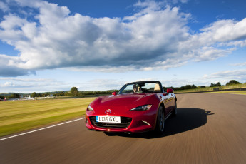 Картинка автомобили mazda mx-5 uk-spec красный 2015г nd