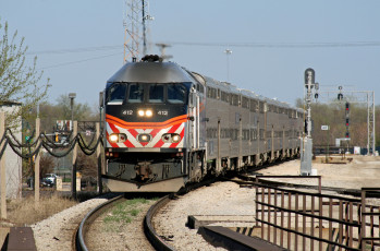 Картинка техника поезда состав локомотив рельсы дорога железная