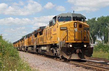 Картинка техника поезда состав локомотив дорога железная рельсы