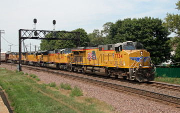 Картинка техника поезда состав локомотив рельсы дорога железная