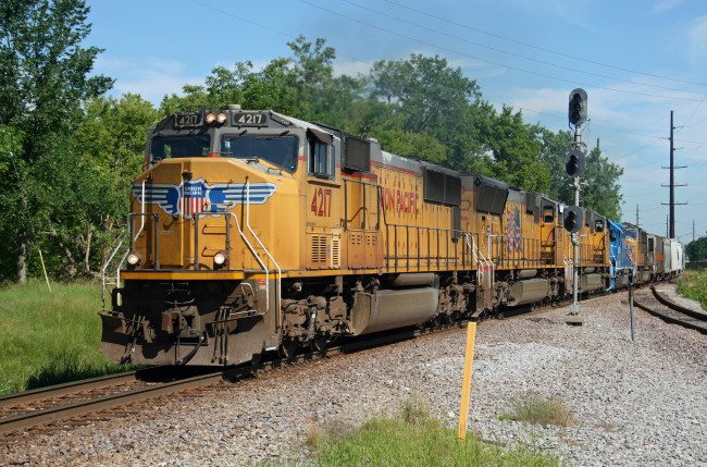 Обои картинки фото техника, поезда, локомотив, железная, рельсы, состав, дорога