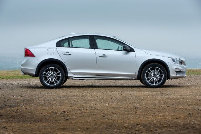 Обои картинки фото автомобили, volvo, cross, s60, 2015г, country, uk-spec