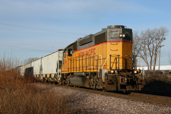 Обои картинки фото техника, поезда, рельсы, дорога, железная, состав, локомотив