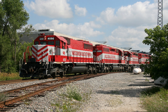 Обои картинки фото техника, поезда, рельсы, железная, дорога, состав, локомотив