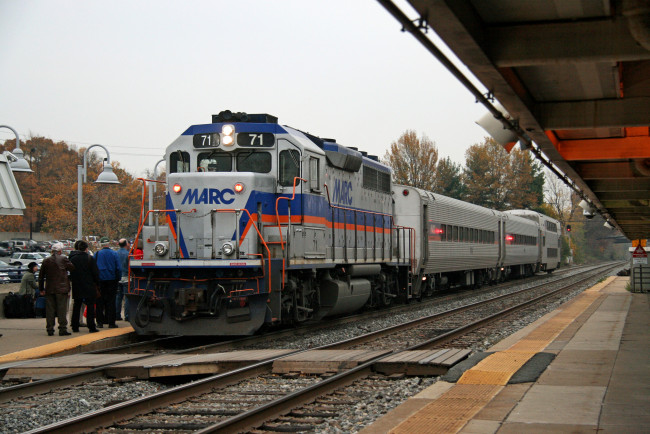 Обои картинки фото техника, поезда, состав, локомотив, рельсы, дорога, железная