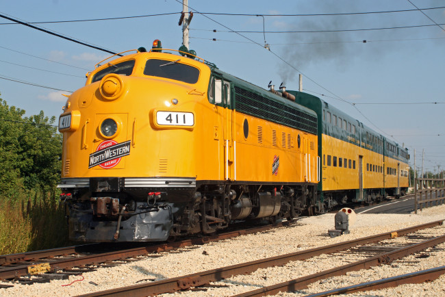 Обои картинки фото техника, поезда, состав, локомотив, рельсы, дорога, железная