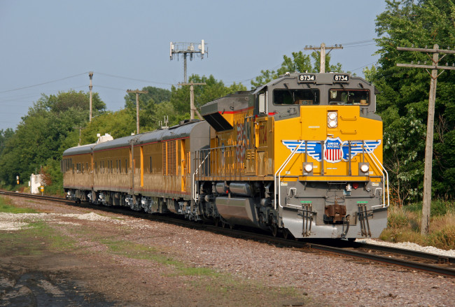 Обои картинки фото техника, поезда, состав, локомотив, железная, рельсы, дорога